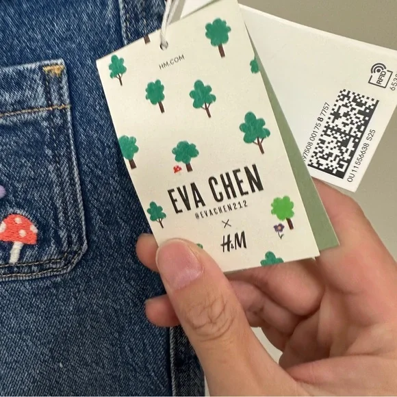 H&M FLARED LEG JEANS size 8 kids. NWT - Picture 5 of 5